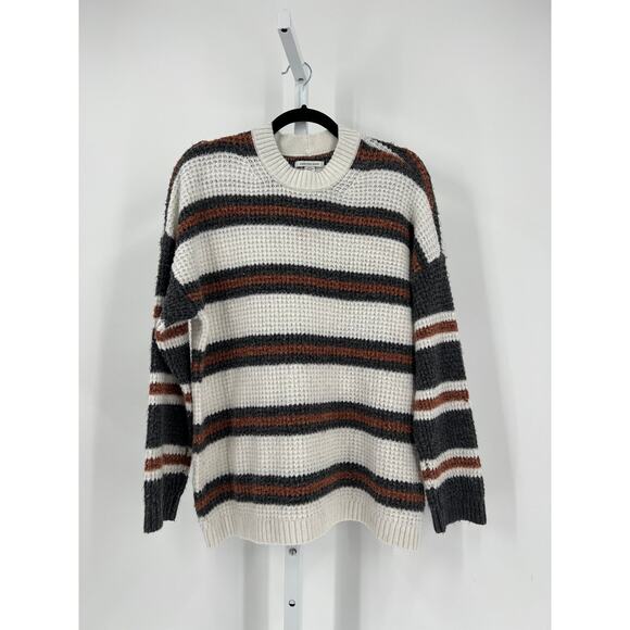 American Eagle Retro Striped Crewneck Knit Sweater- Size S - Picture 4 of 6